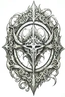 Elden Ring logo tattoo design idea