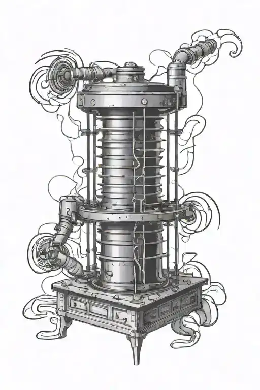 nikola tesla coil I tattoo design idea