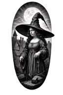 Salem, Massachusetts witch trials 1692 tattoo design idea