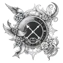 Sagittarius Libra Pisces Gemini sign tattoo design idea