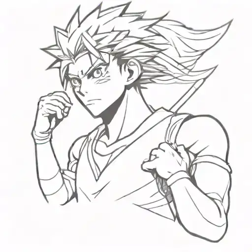 Kirishima Eijirou from Boku No Hero Academia tattoo design idea