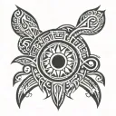 Yaqui Indian style tattoo design idea