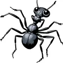  ant on gallow tattoo design idea