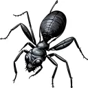  ant on gallow tattoo design idea