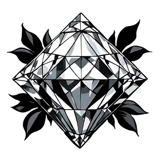but every diamond has imperfections tattoo design idea