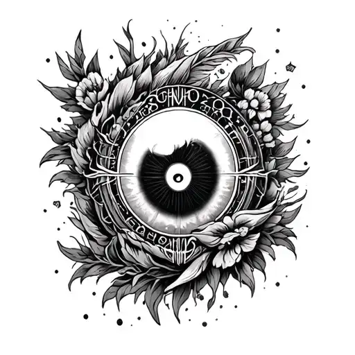 bring me the horizon album art representation tattoo design idea