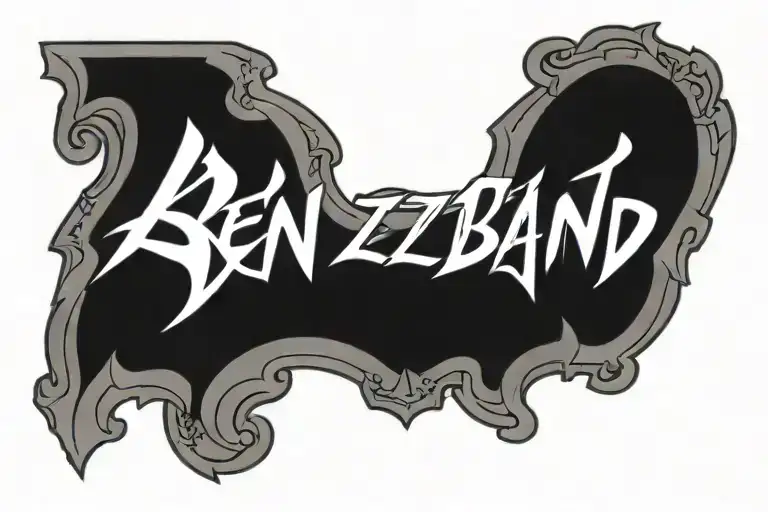 Ben Z Band logo tattoo design idea