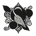 maori design combining elements tattoo design idea