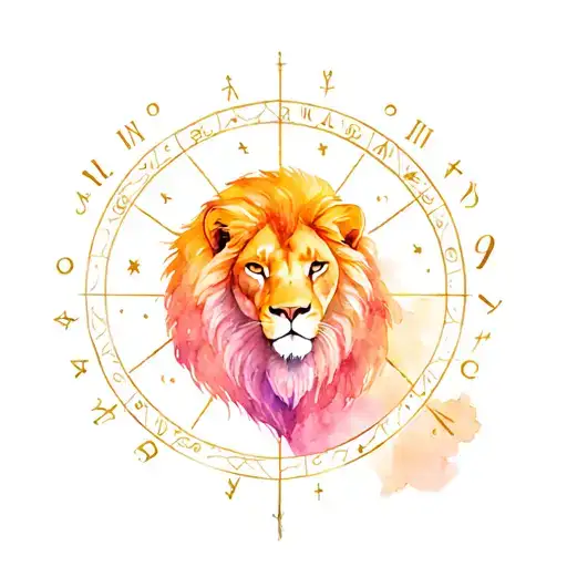 Leo + Libra + Sagittarius sign tattoo design idea