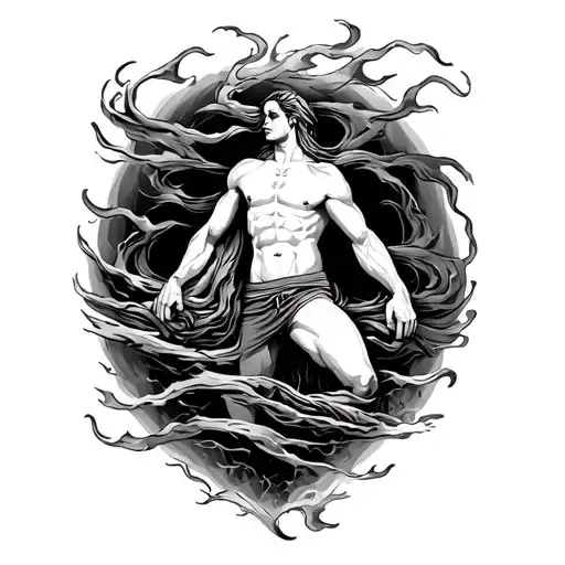 half sleeve featuring persistence and endurance to overcome obstacles in life tattoo design idea