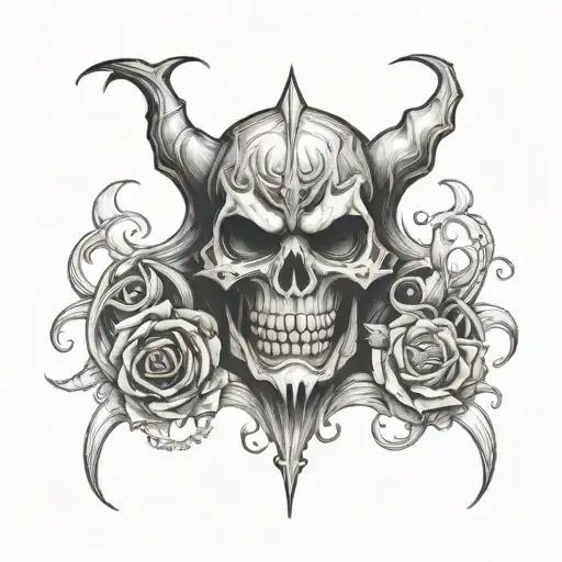 Sinister tattoo design idea