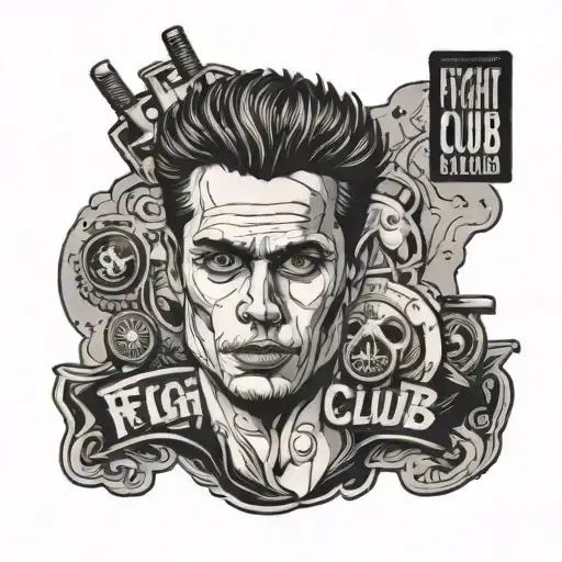 Fight Club Soap tattoo design idea