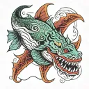 leviathan tattoo design idea