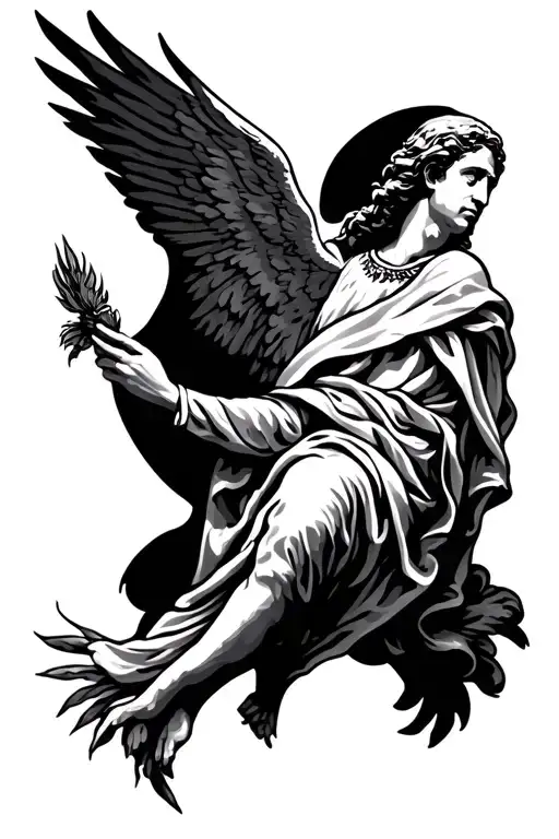 saint Gabriel tattoo tattoo design idea