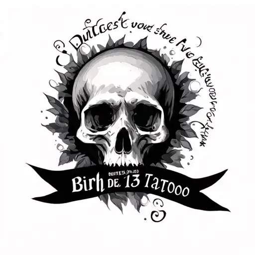 Birth Date 15 03 2008 tattoo design idea