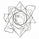 trapped inside ones self tattoo design idea