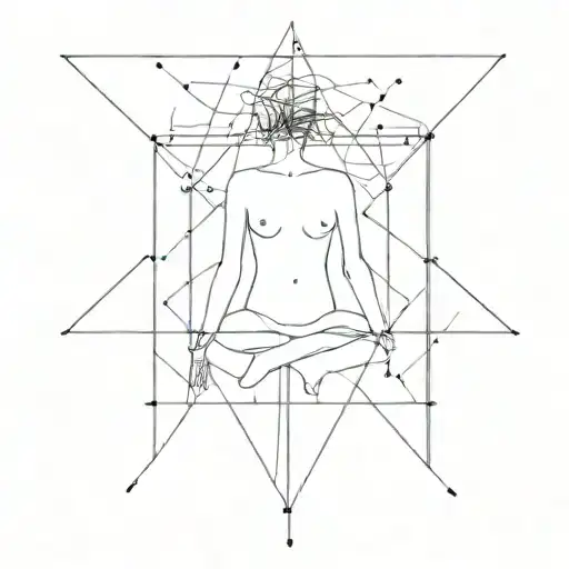 trapped inside ones self tattoo design idea