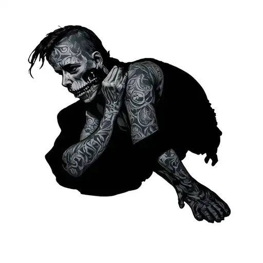 anti social behaviour is a trait of intelligence in a world of conformity  tattoo design idea