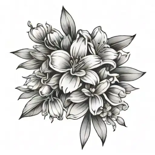 flowers with three Band-Aids holding it together tattoo design idea