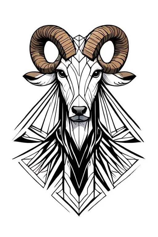 Aries tattoo design idea