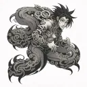 Tori with nankurunaisa tattoo design idea