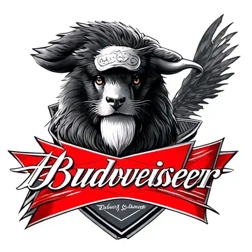 Budweiser tattoo design idea