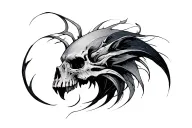 Dark Fantasy tattoo design idea