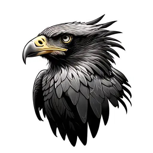 Wedge Tailed Eagle tattoo design idea