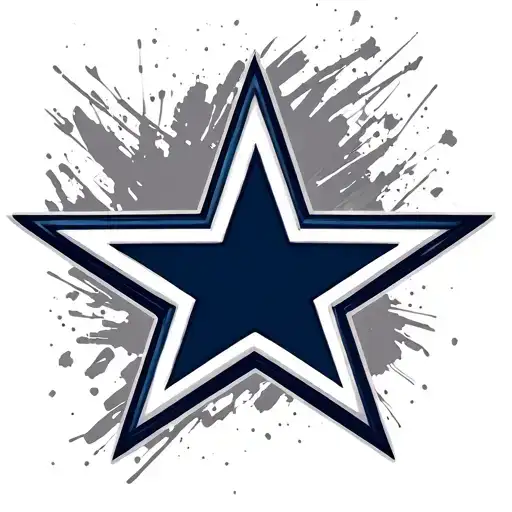 8 Dallas cowboy star 5 tattoo design idea
