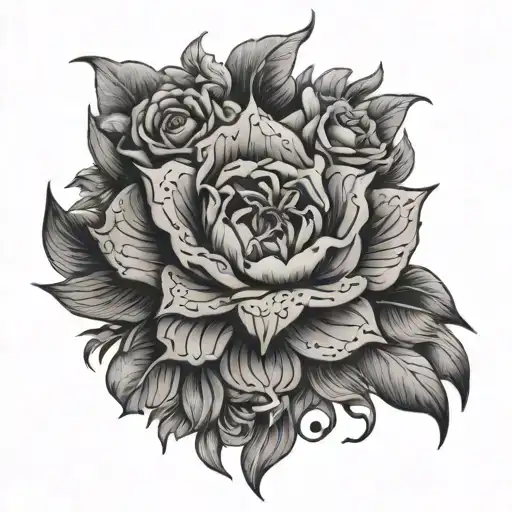 Grey 59 tattoo design idea