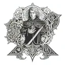 baldwin iv tattoo design idea
