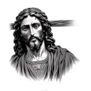 jesus tattoo design idea