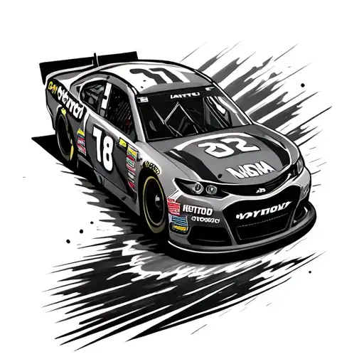 NASCAR tattoo design idea