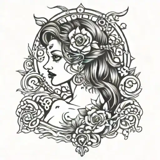 BNWO SlUT tattoo design idea