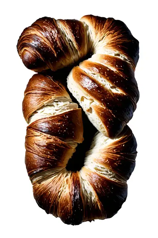 bread, croissants, Ferrandi, one day to day one side tattoo design idea