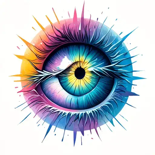 Emotions wheel made tattoo design idea