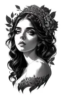 Tyche tattoo design idea