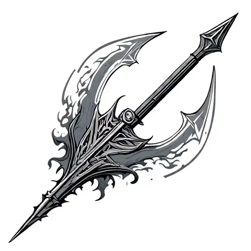 Genesis 27 3 arrow weapon tattoo design idea