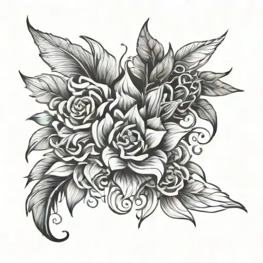 Filler tattoo design idea