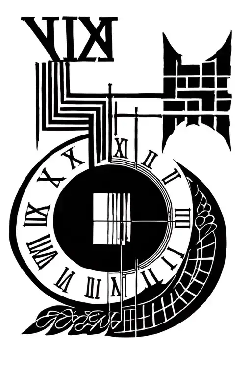 april 9, 2003 Roman numerals tattoo design idea
