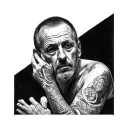 Peter Gabriel tattoo design idea