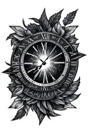 January 17 2024 roman numerals tattoo design idea