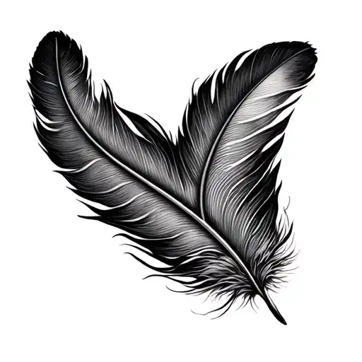 Turkey Feather tattoo design idea