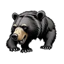 Brother Bear Totem tattoo design idea