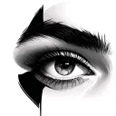 Eyebrow tattoo design idea