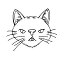 cat bite marks tattoo design idea