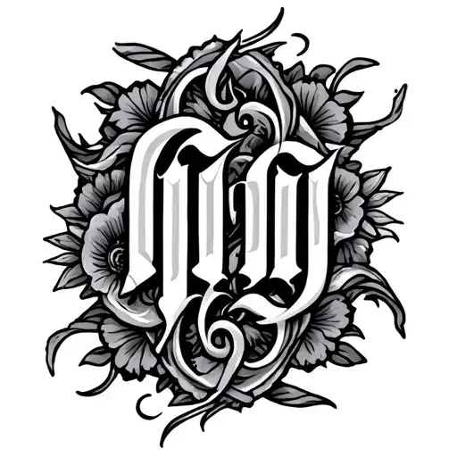 Two Word Ambigram Generator tattoo design idea
