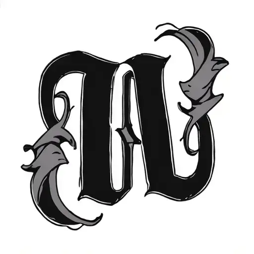 Two Word Ambigram Generator tattoo design idea