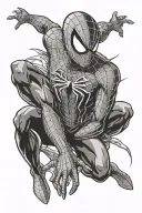 Spiderman tattoo design idea