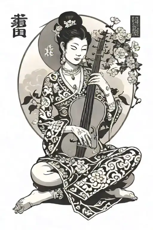 Libra, Venus, Music, Photography  Impermanence Buddhist Japanese tattoo design idea